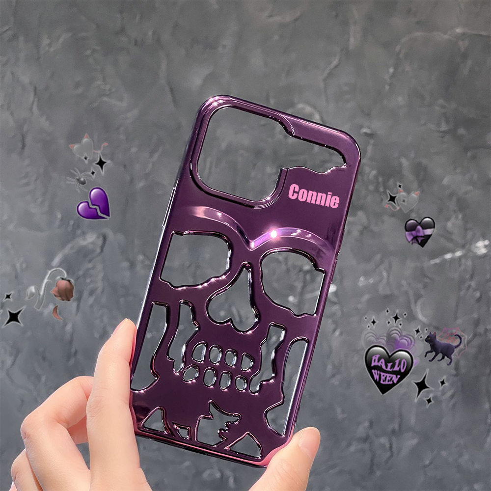 Personalized Name Skull Phone Case for iPhone | OFCase151