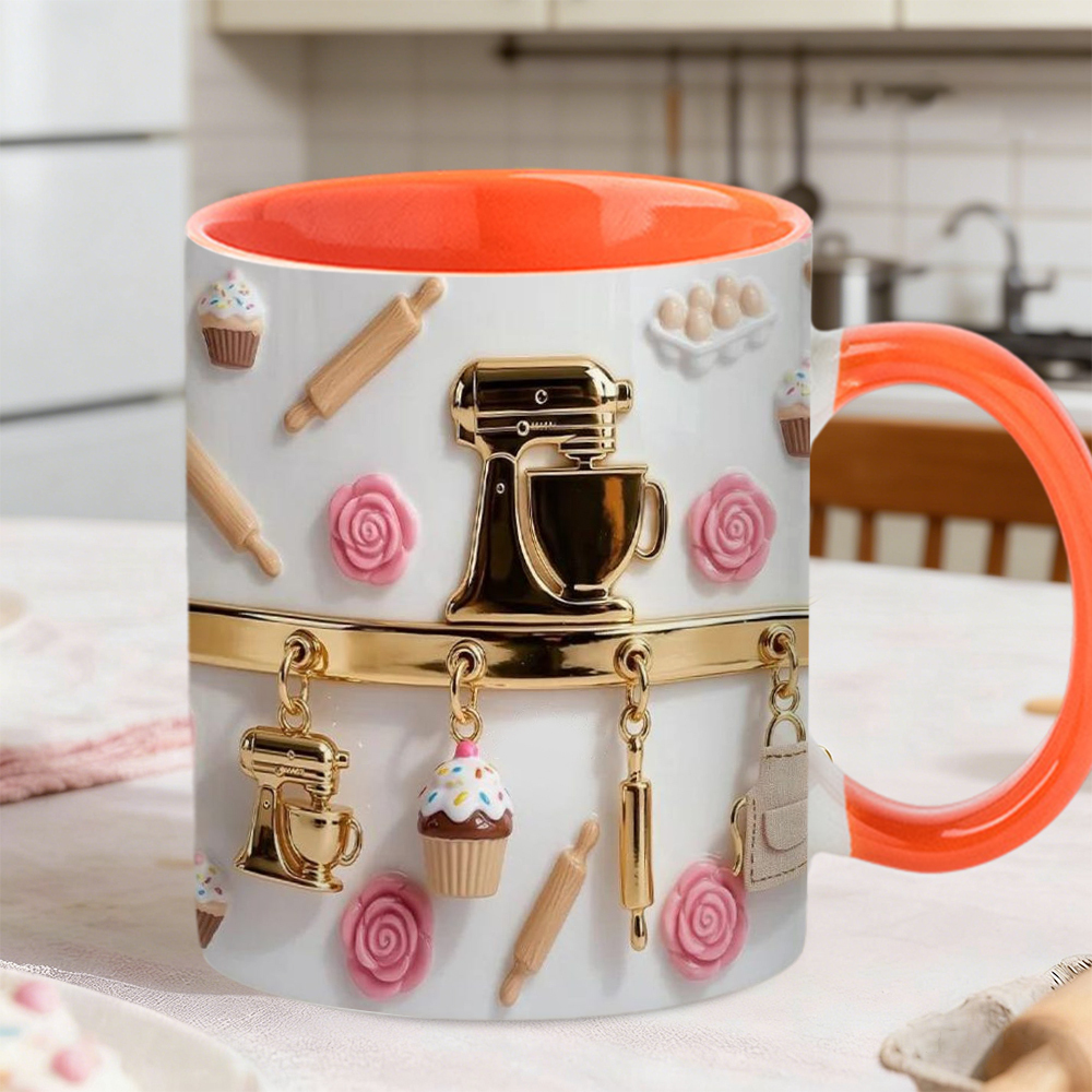 Cake Baking Themed Ceramic Mug | WSMug22