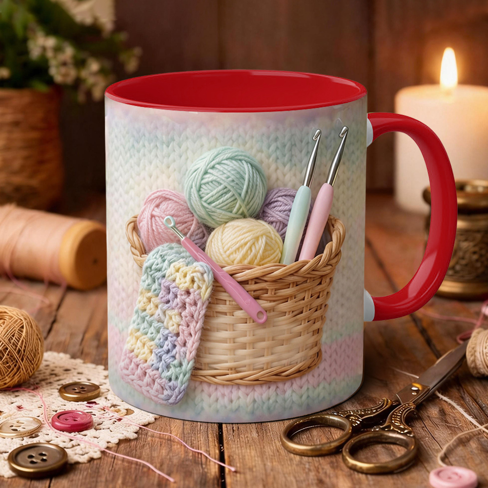 Sewing Supplies Themed Ceramic Mug | WSMug49