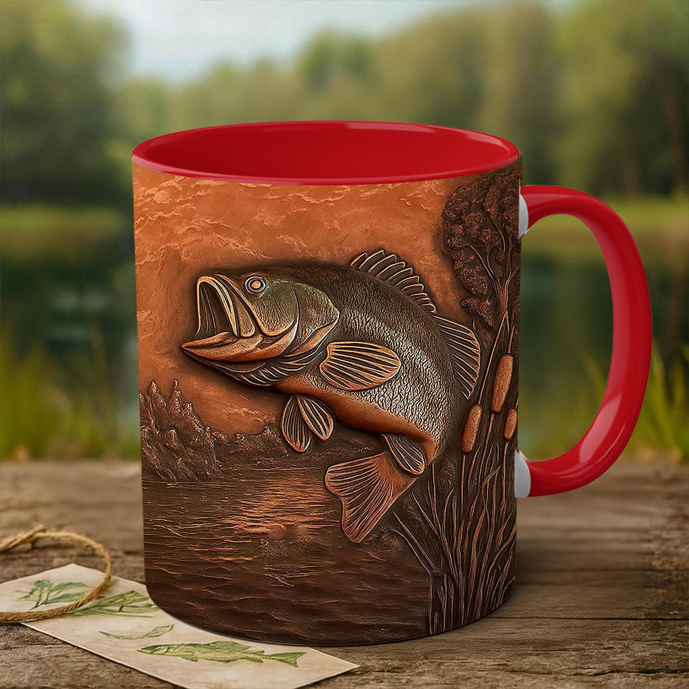 Fishing-Themed Ceramic Mug | WSMug47