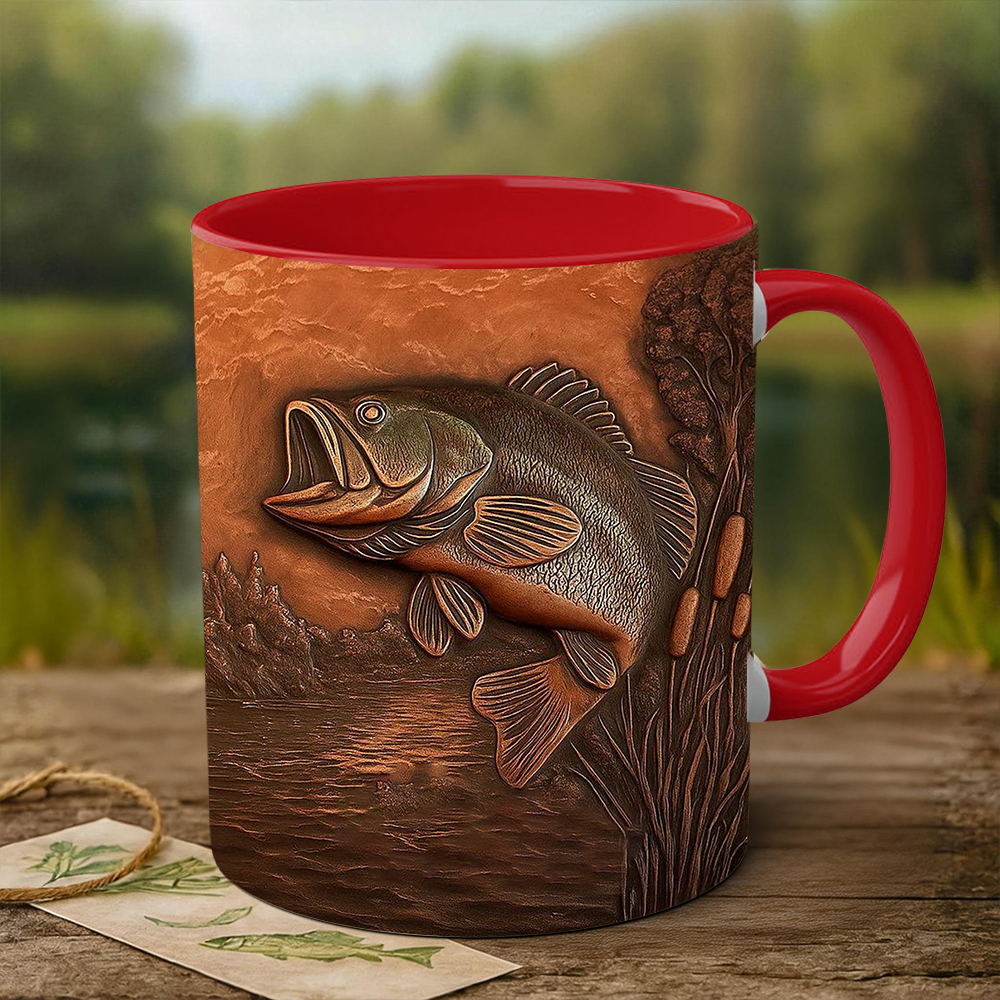 Fishing-Themed Ceramic Mug | WSMug47