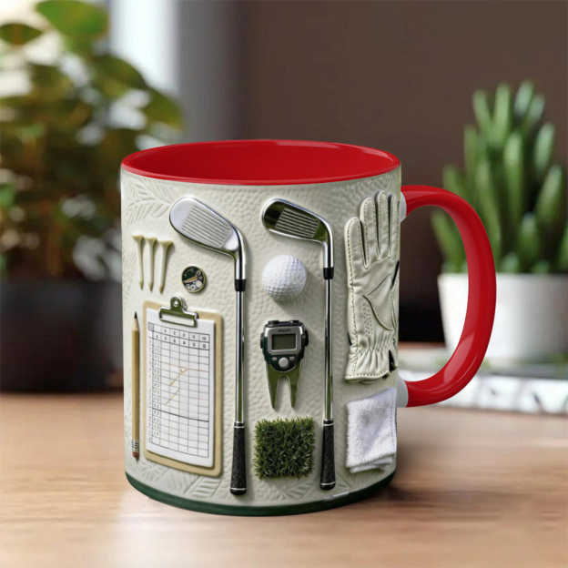 Golfer-Themed Ceramic Mug | WSMug56