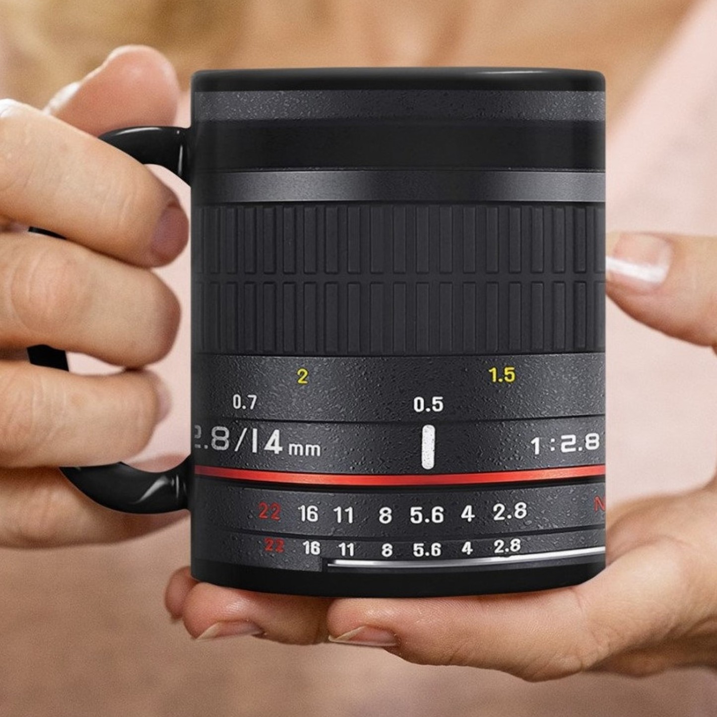 Photographer's Camera Lens Ceramic Mug | WSMug31