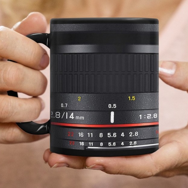 Photographer's Camera Lens Ceramic Mug | WSMug31