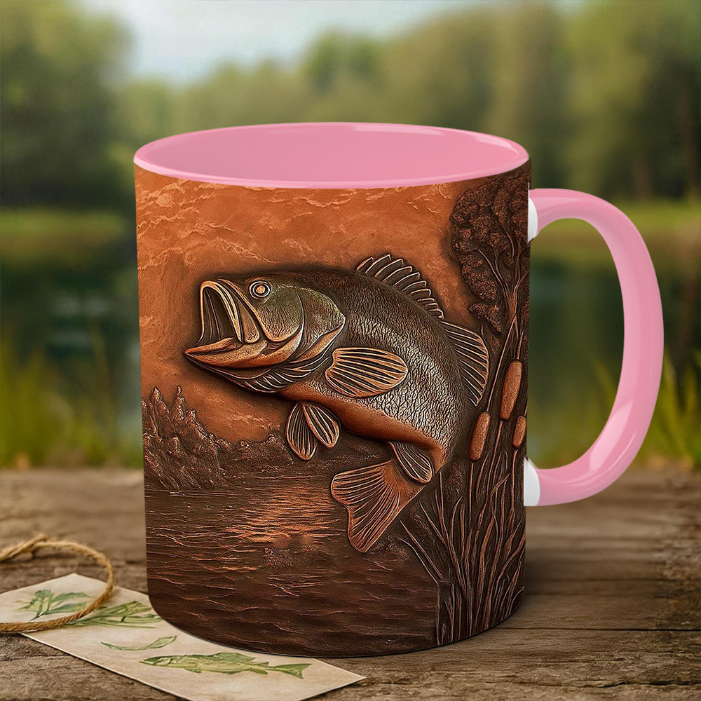 Fishing-Themed Ceramic Mug | WSMug47