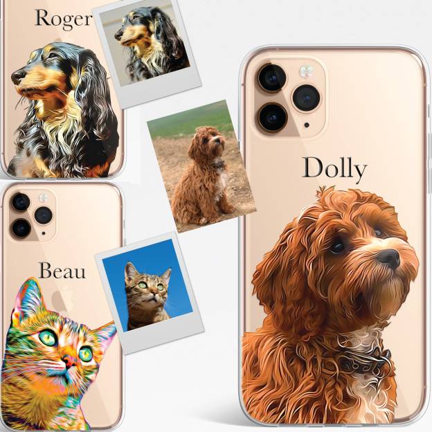 Personalized Pet Portrait Handmade Drawing Phone Case | OFCase102