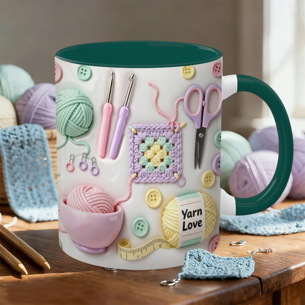 Sewing Supplies Themed Ceramic Mug | WSMug20