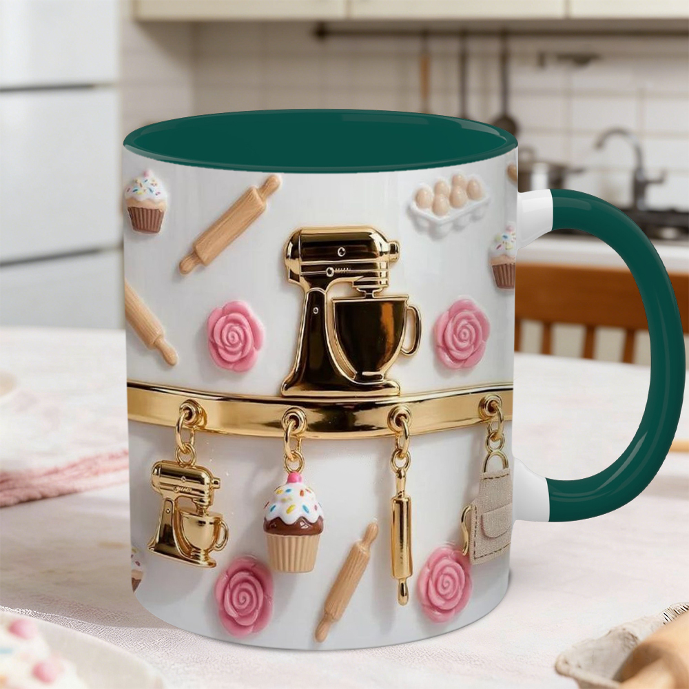 Cake Baking Themed Ceramic Mug | WSMug22