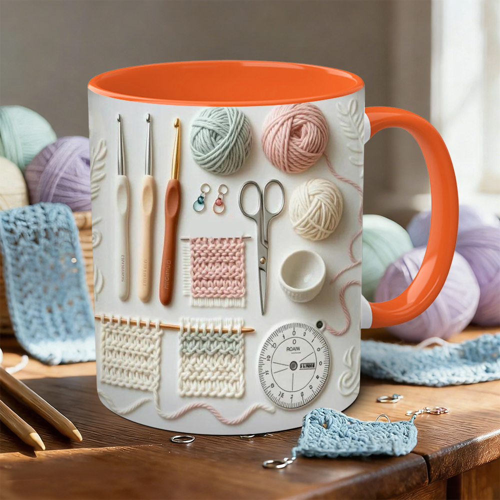 Sewing Supplies Themed Ceramic Mug | WSMug25