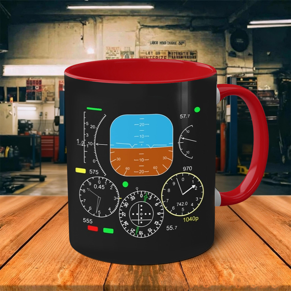 Aviation-Themed Ceramic Mug | WSMug35