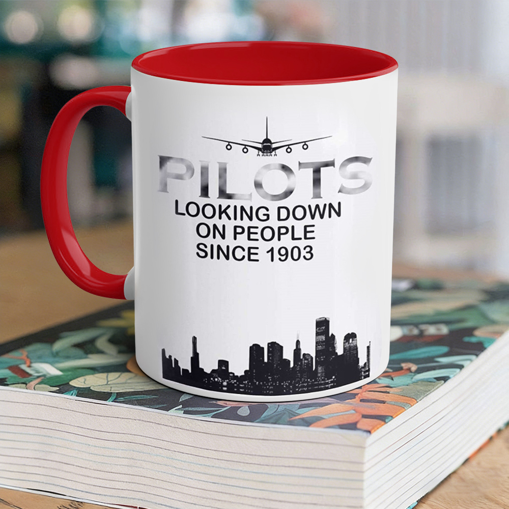 Aviation-Themed Pilot Ceramic Mug | WSMug36