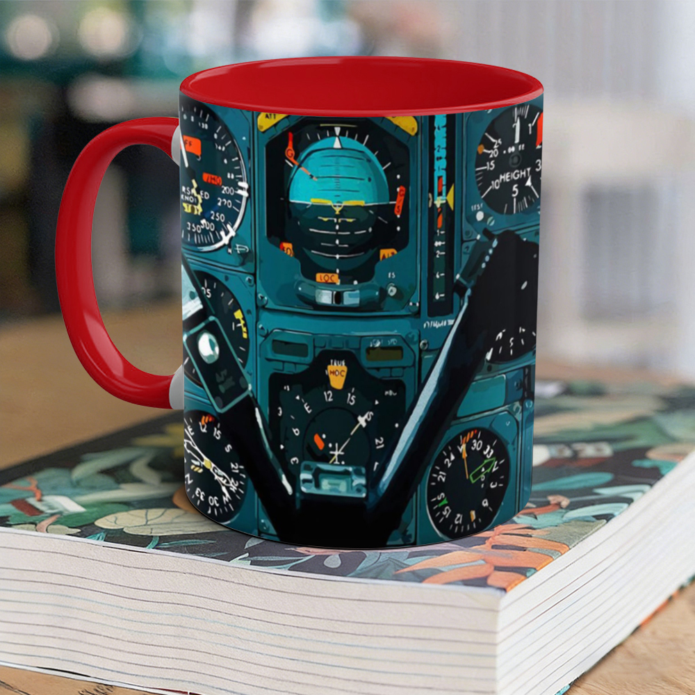 Aviation-Themed Pilot Ceramic Mug | WSMug37
