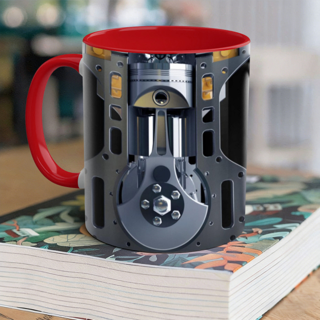 Mechanic Engine Ceramic Mug | WSMug38