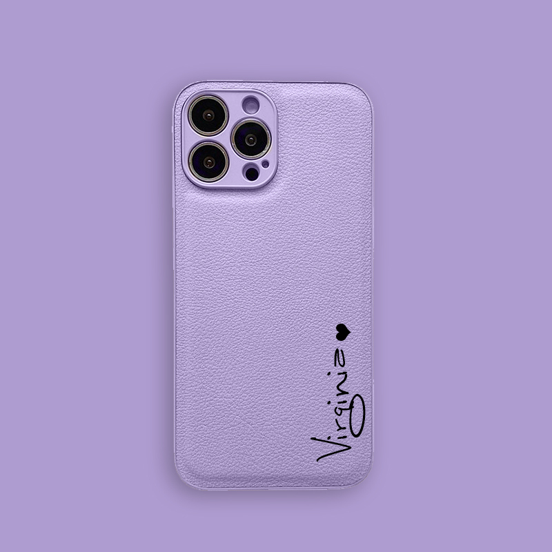 Personalised Vegan Leather Phone Cover Case | OFCase051