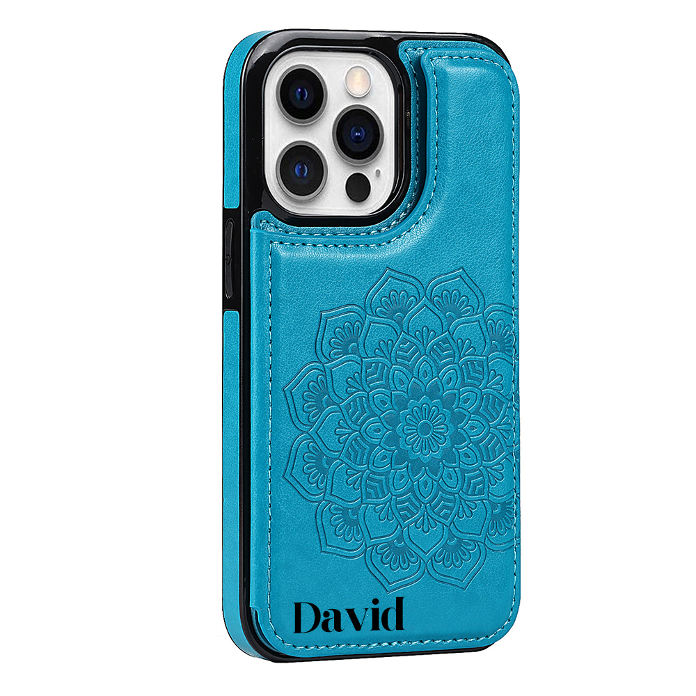 Personalised Monogram Mandala Embossed Phone Case | OFCase123