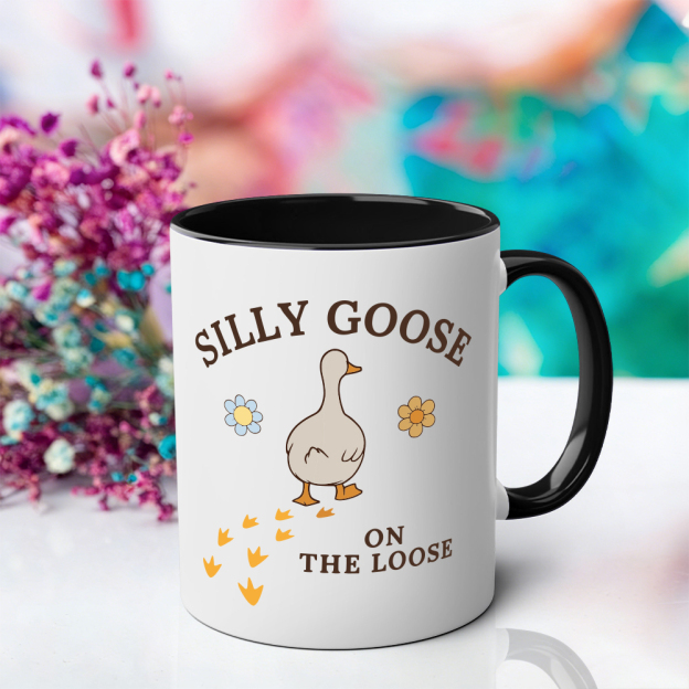 Silly Goose On The Loose Mug | WSMug08