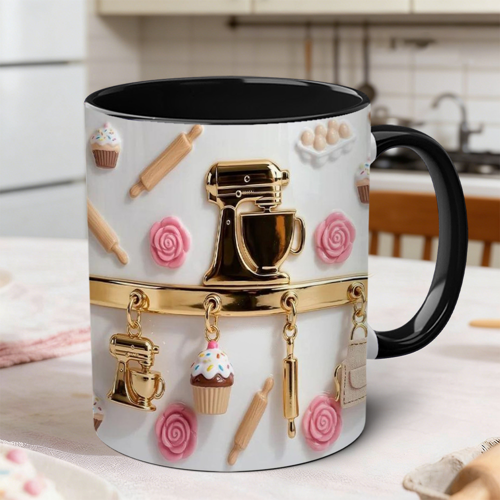 Cake Baking Themed Ceramic Mug | WSMug22
