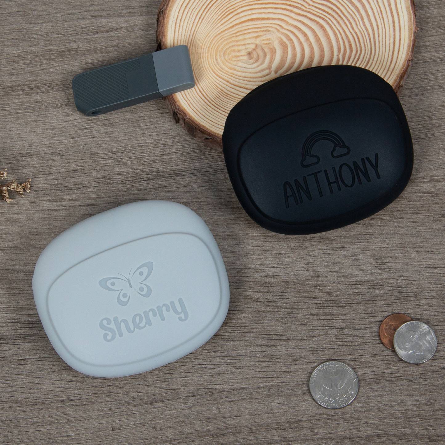 Personalized Engraved Silicone Storage Pouch | OFBag08
