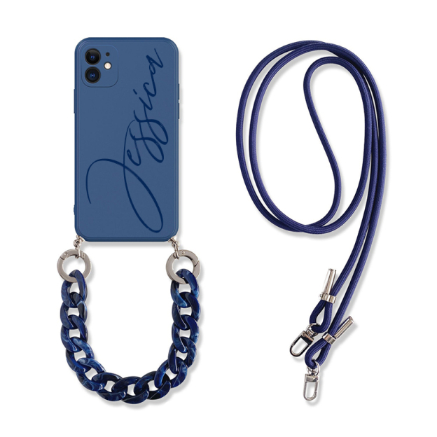 Personalized Protective-Crossbody Bracelet Lanyard Phone Case with Chain | OFCase045