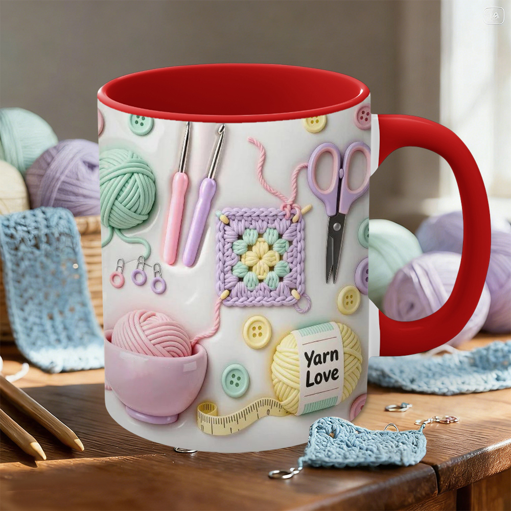 Sewing Supplies Themed Ceramic Mug | WSMug20