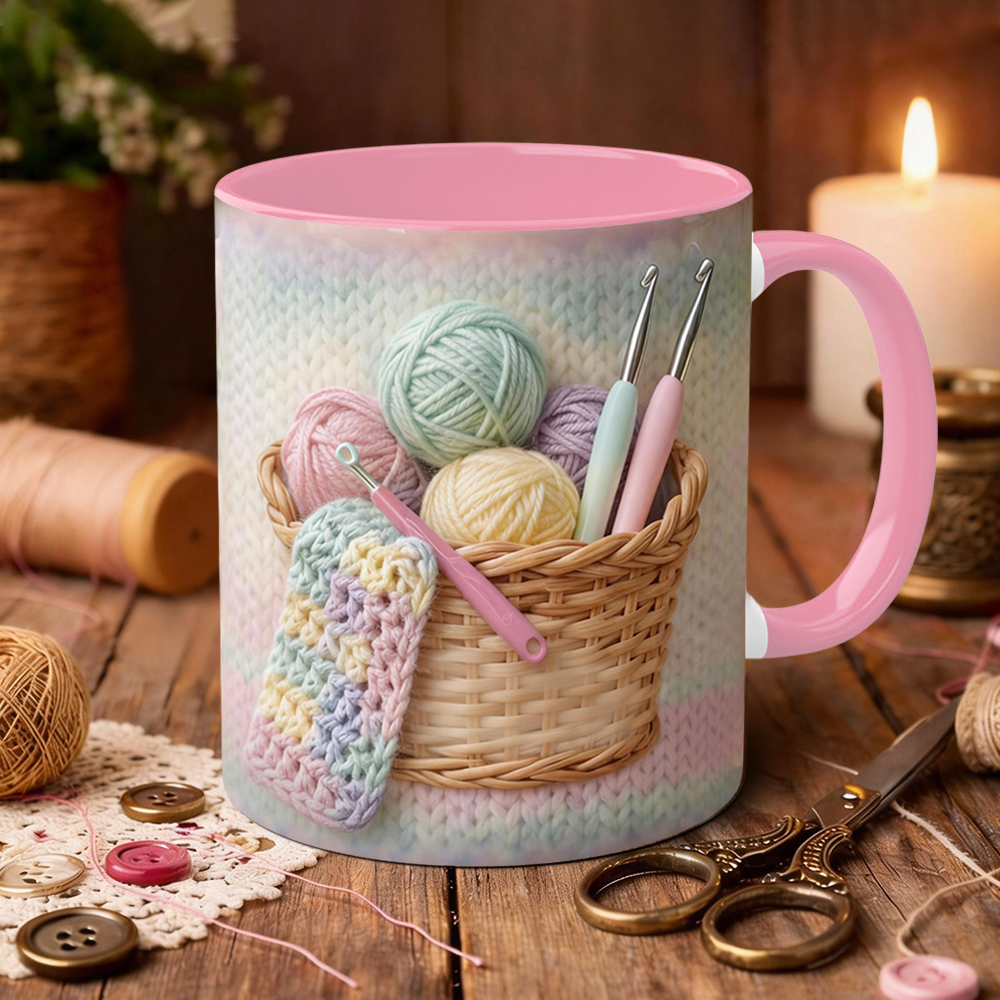 Sewing Supplies Themed Ceramic Mug | WSMug49
