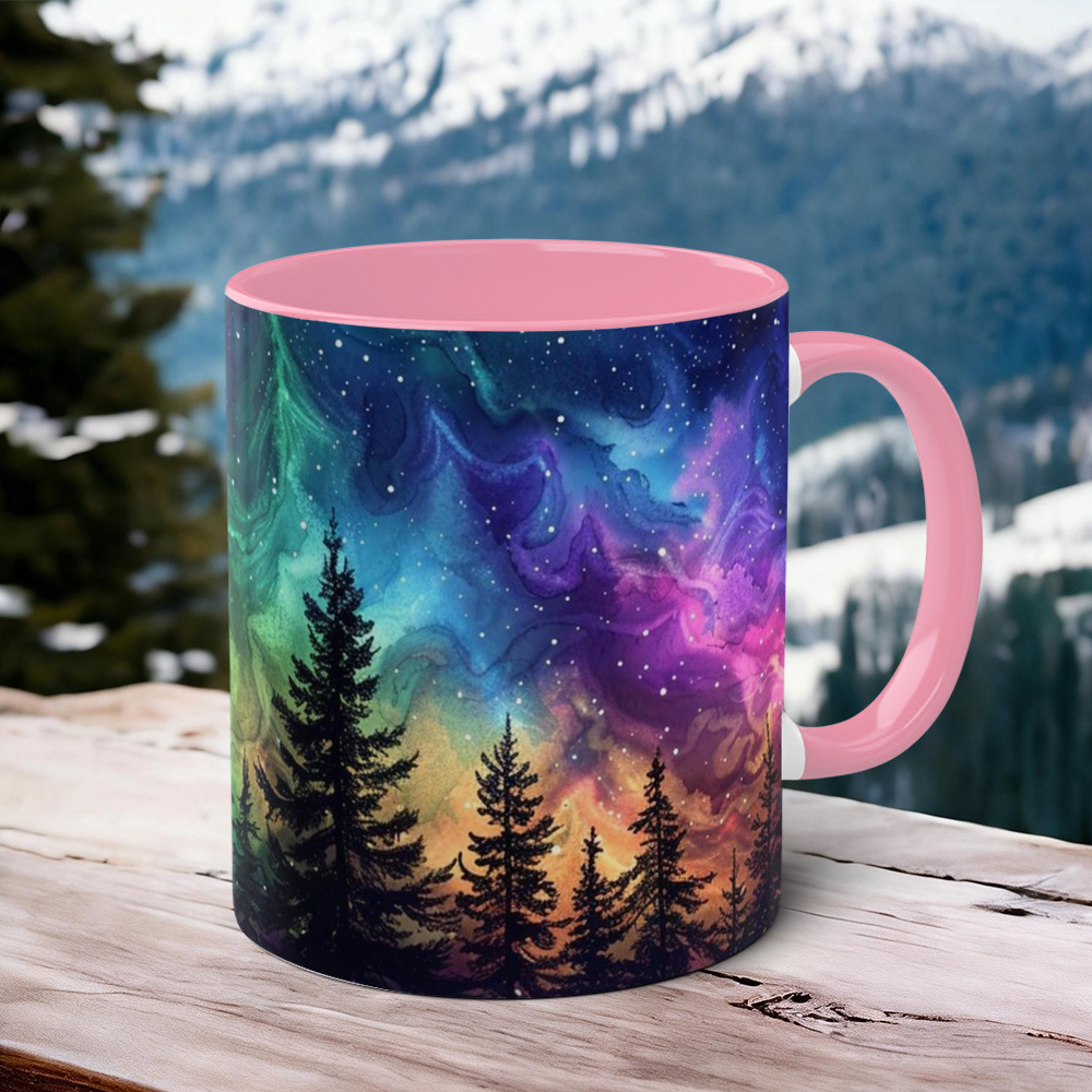 Aurora-Themed Ceramic Mug | WSMug53