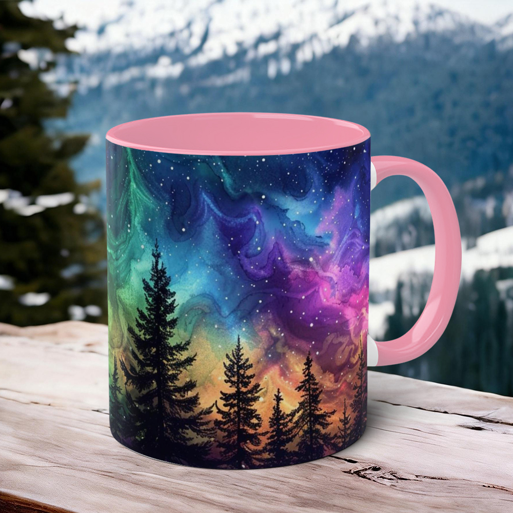 Aurora-Themed Ceramic Mug | WSMug53