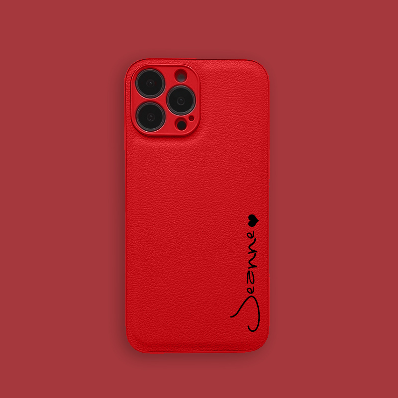 Personalised Vegan Leather Phone Cover Case | OFCase051