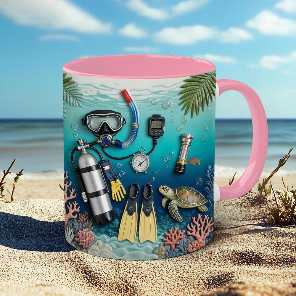 Diving-Themed Ceramic Mug | WSMug55