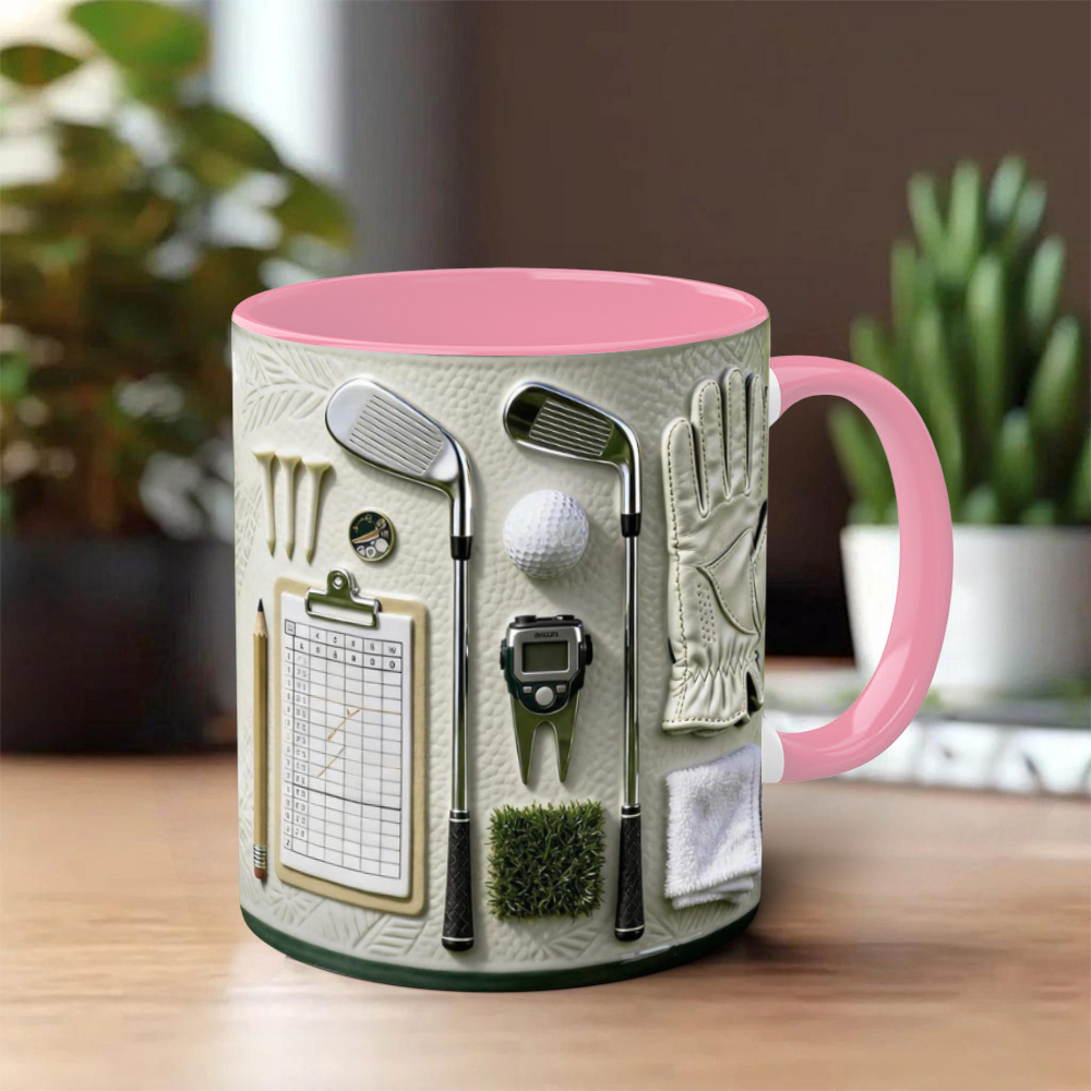 Golfer-Themed Ceramic Mug | WSMug56