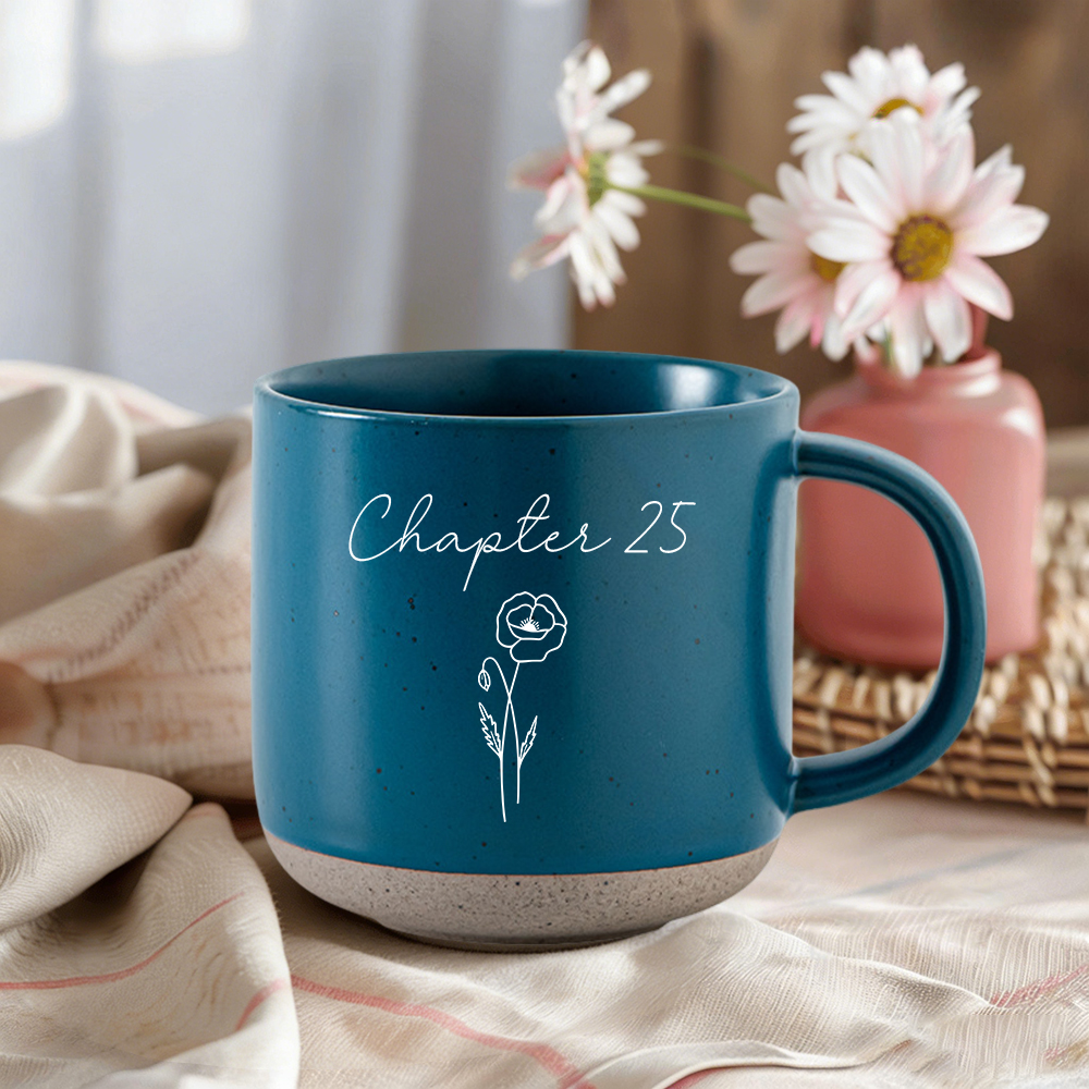 Personalized Birthday Month Floral Mug | WSMug63