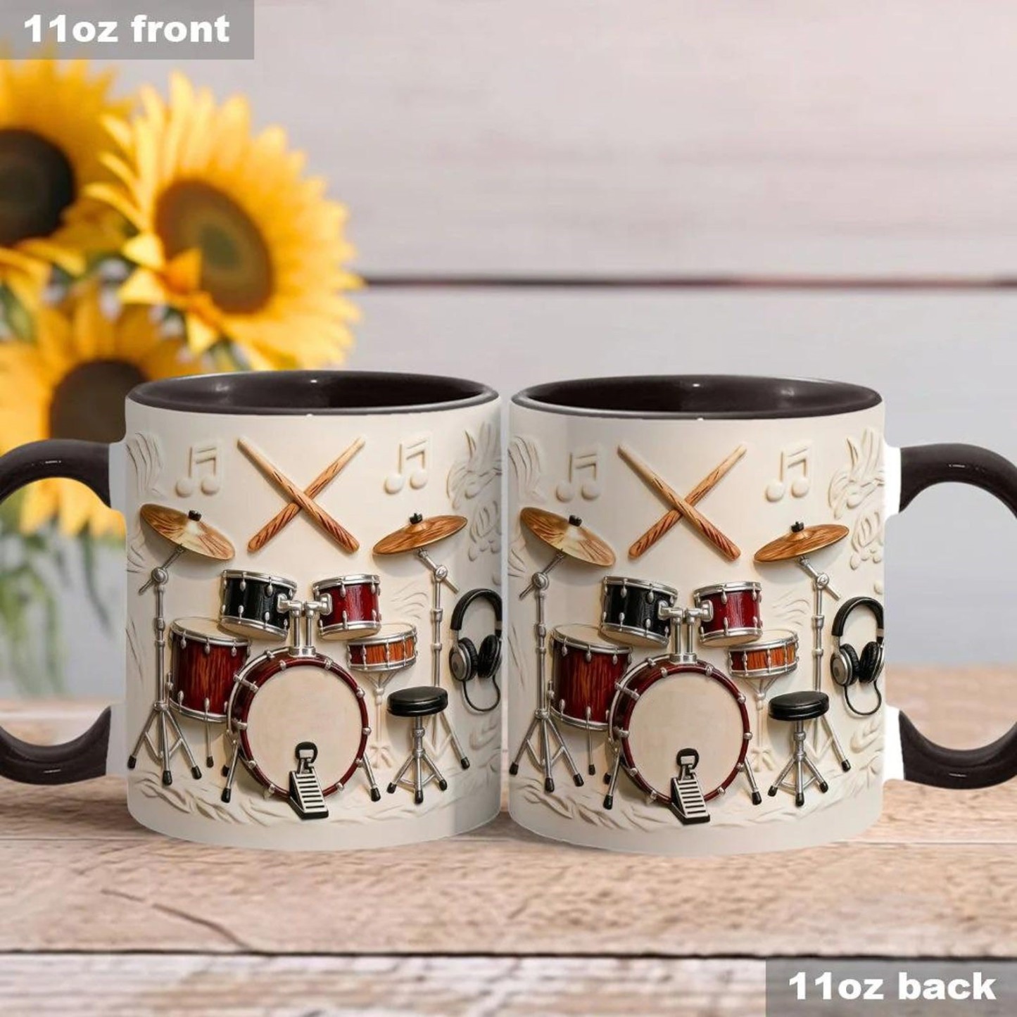 Drummer-Themed Ceramic Mug | WSMug57