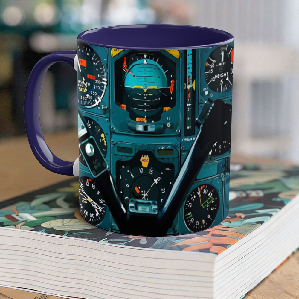 Aviation-Themed Pilot Ceramic Mug | WSMug37