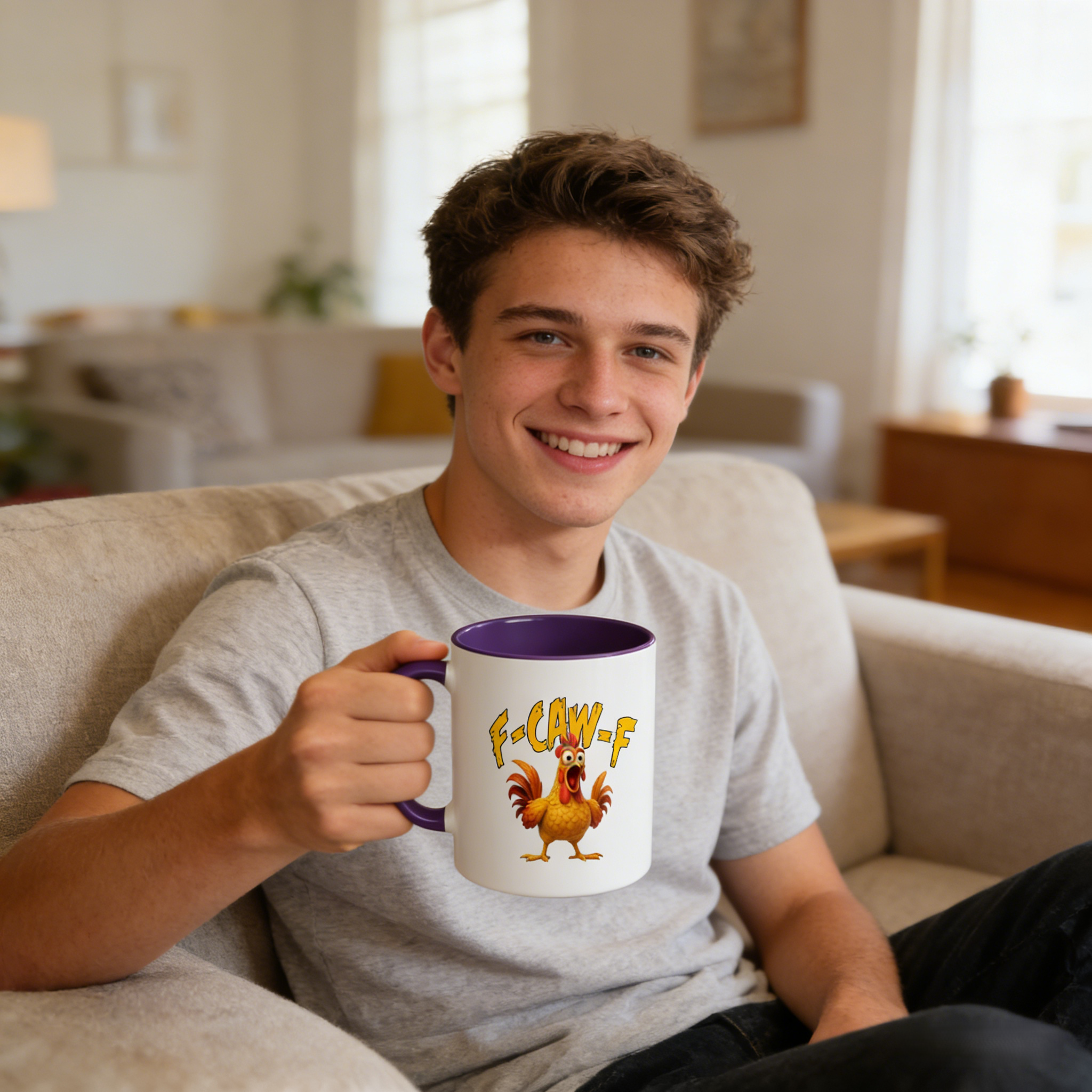 F-Caw-F Chicken Humor Mug | WSMug07