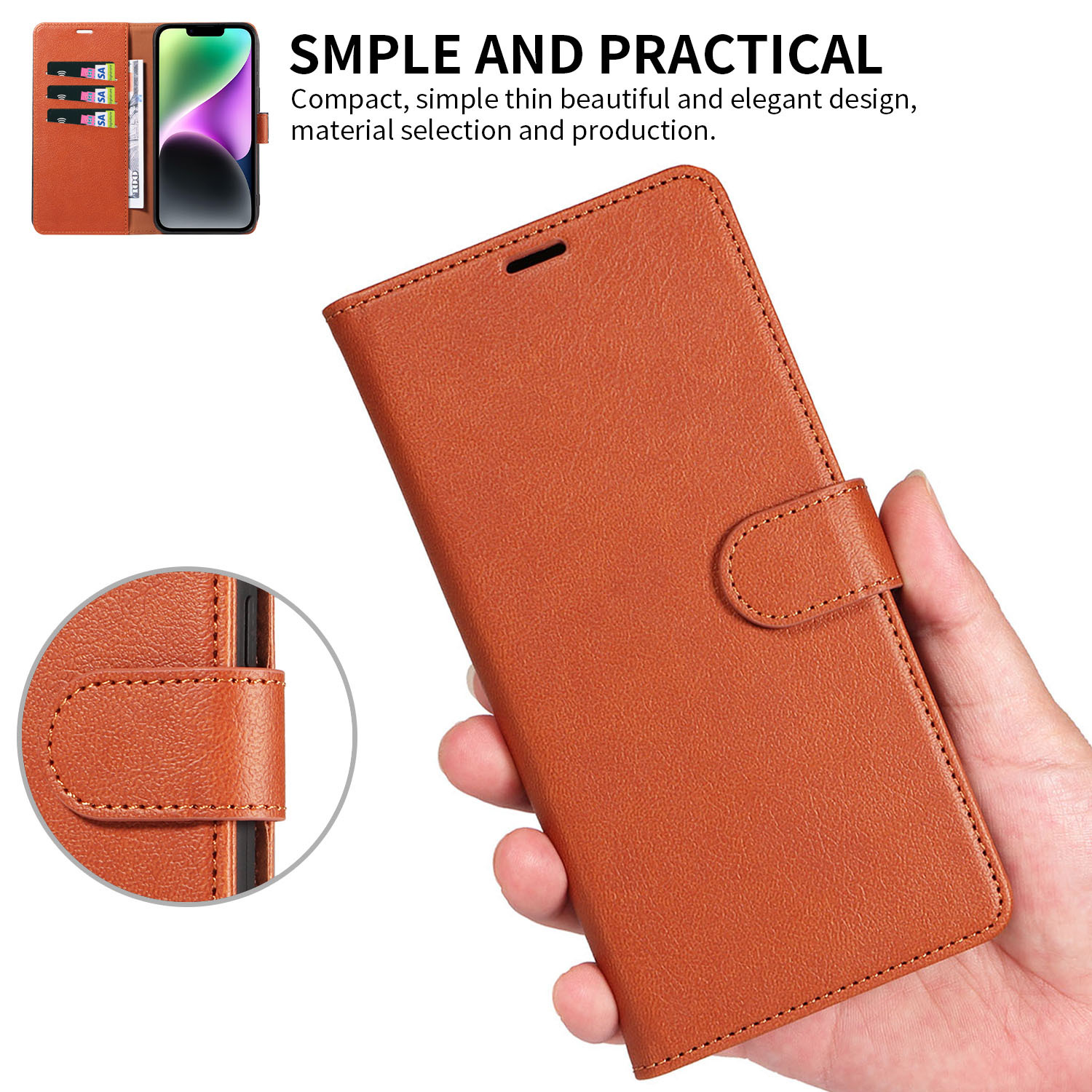 Personalised Monogram Card Holder Phone Case | OFCase115