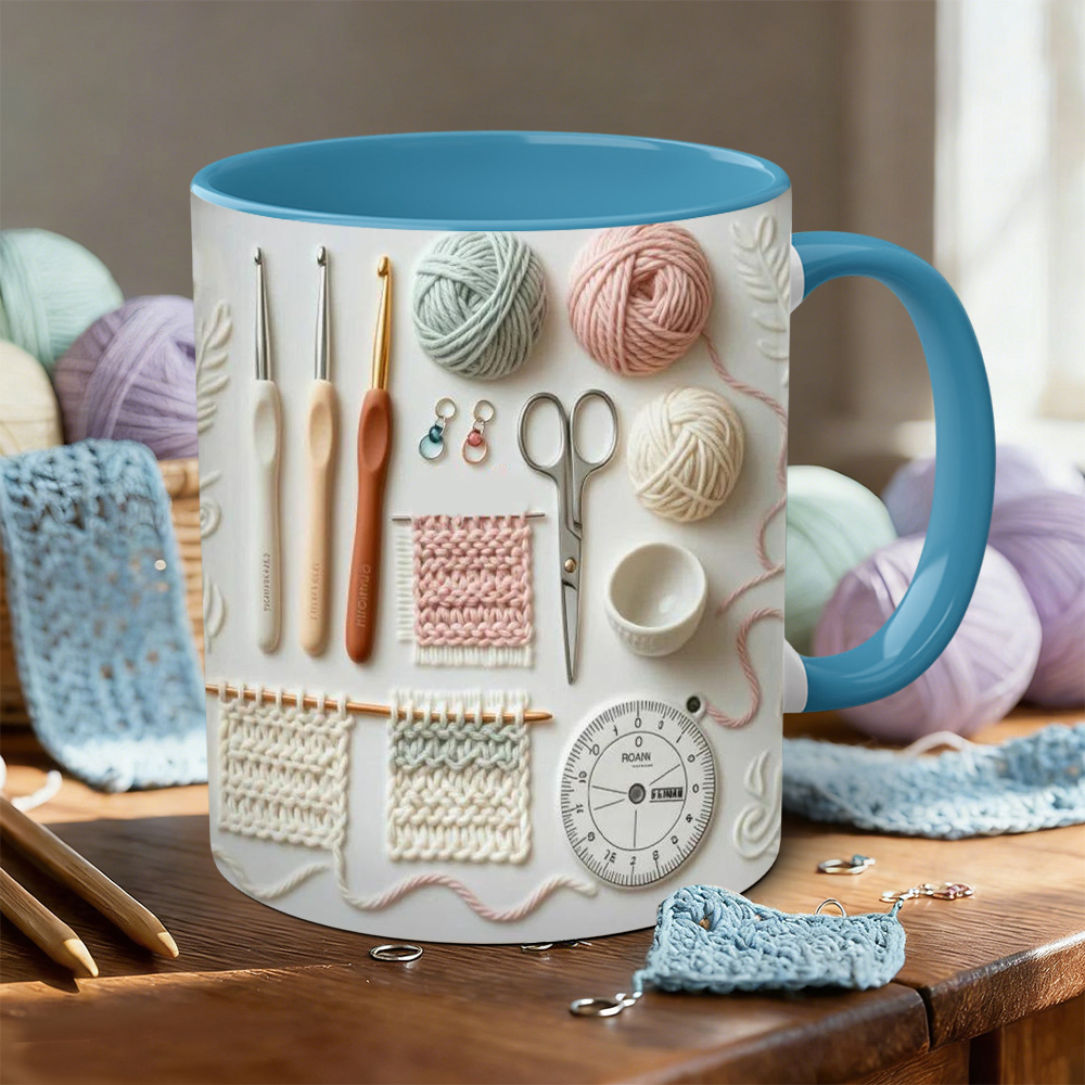 Sewing Supplies Themed Ceramic Mug | WSMug25
