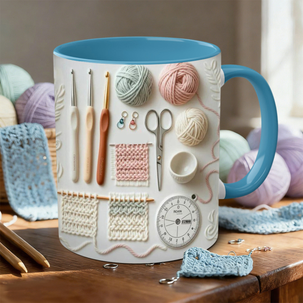 Sewing Supplies Themed Ceramic Mug | WSMug25
