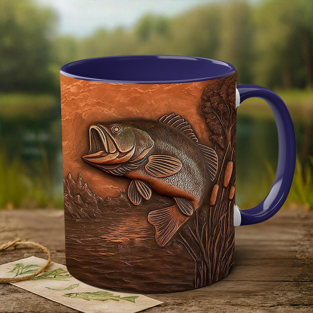 Fishing-Themed Ceramic Mug | WSMug47
