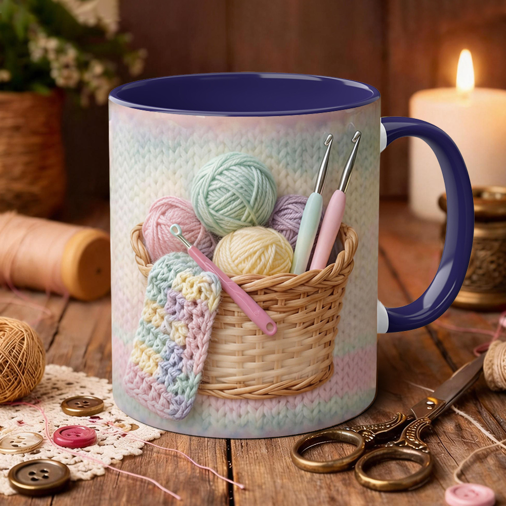 Sewing Supplies Themed Ceramic Mug | WSMug49