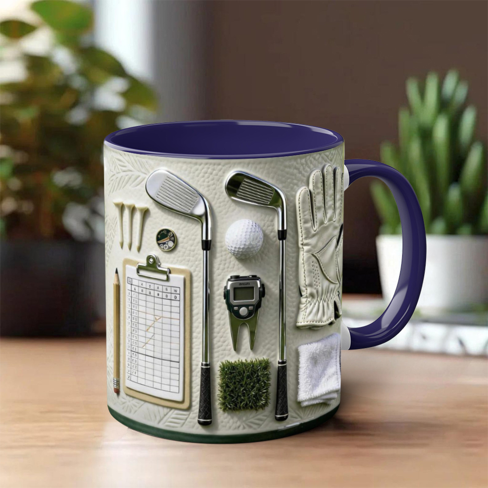 Golfer-Themed Ceramic Mug | WSMug56