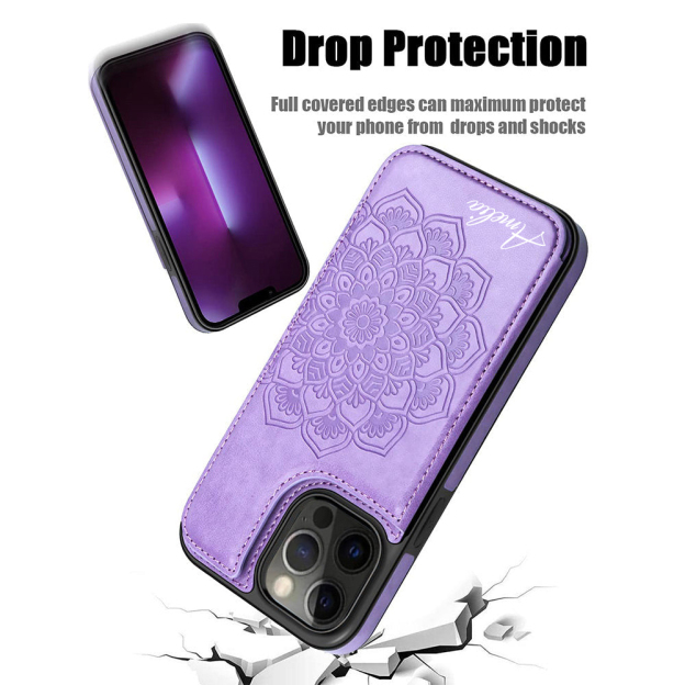 Personalised Monogram Mandala Embossed Phone Case | OFCase123