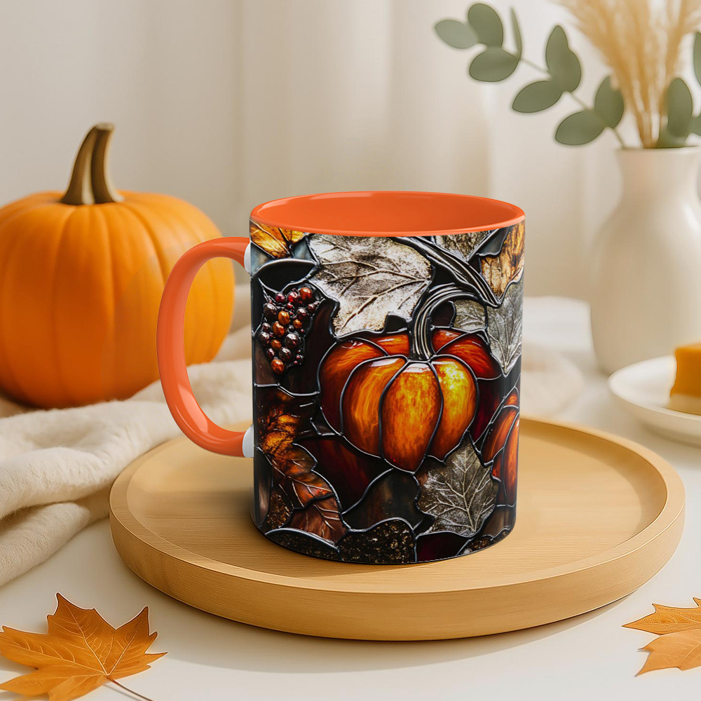 Autumn Pumpkin Ceramic Mug | WSMug40
