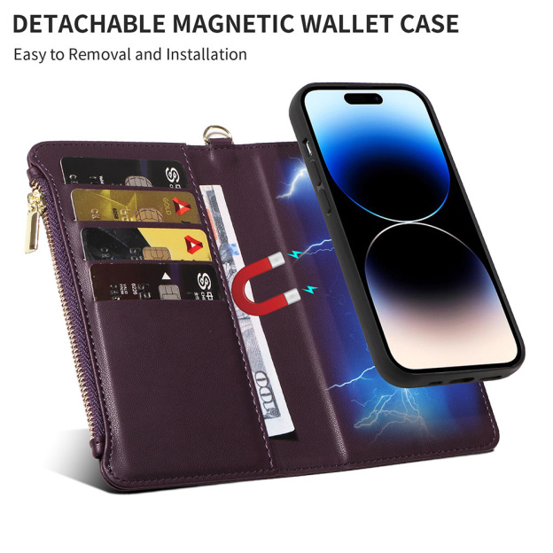 Personalised Magnetic Card Holder Wallet Phone Case | OFCase120