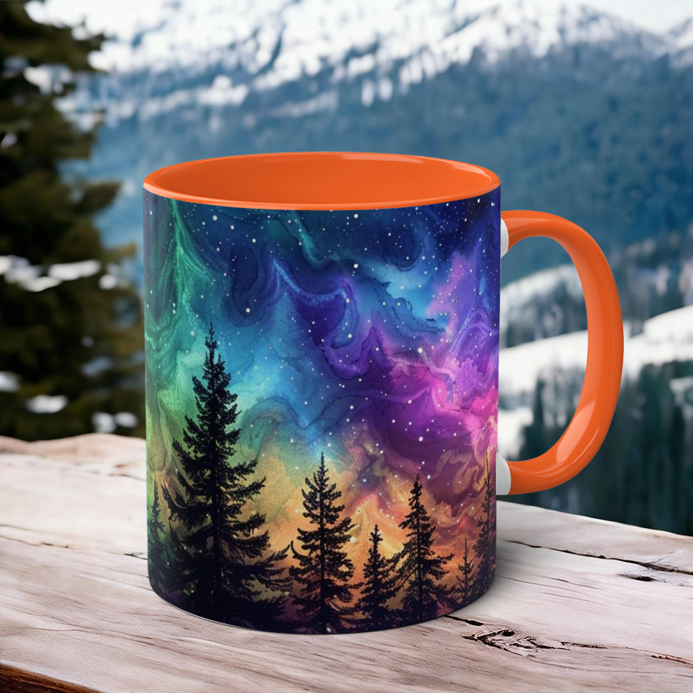 Aurora-Themed Ceramic Mug | WSMug53