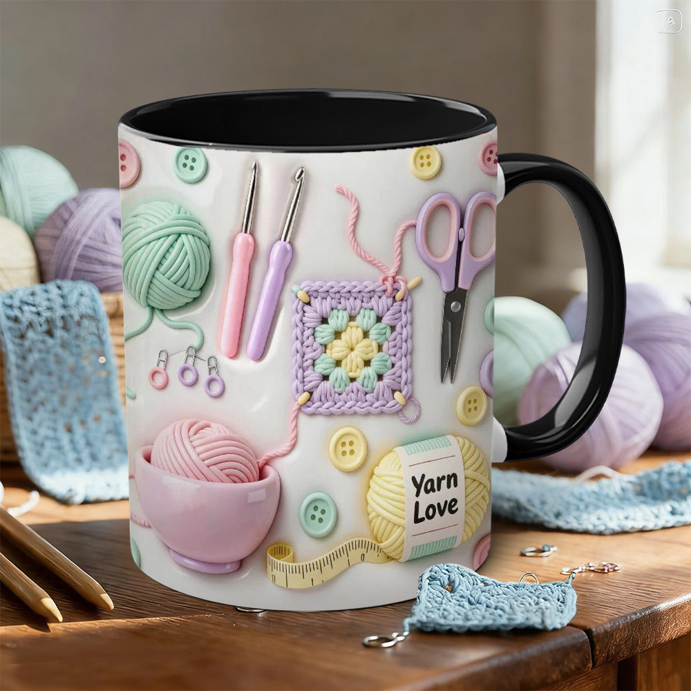 Sewing Supplies Themed Ceramic Mug | WSMug20