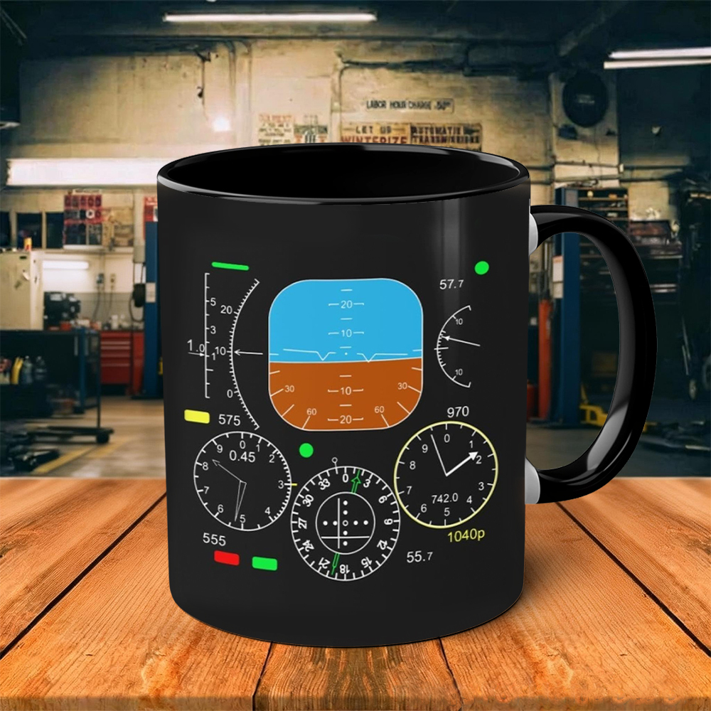 Aviation-Themed Ceramic Mug | WSMug35