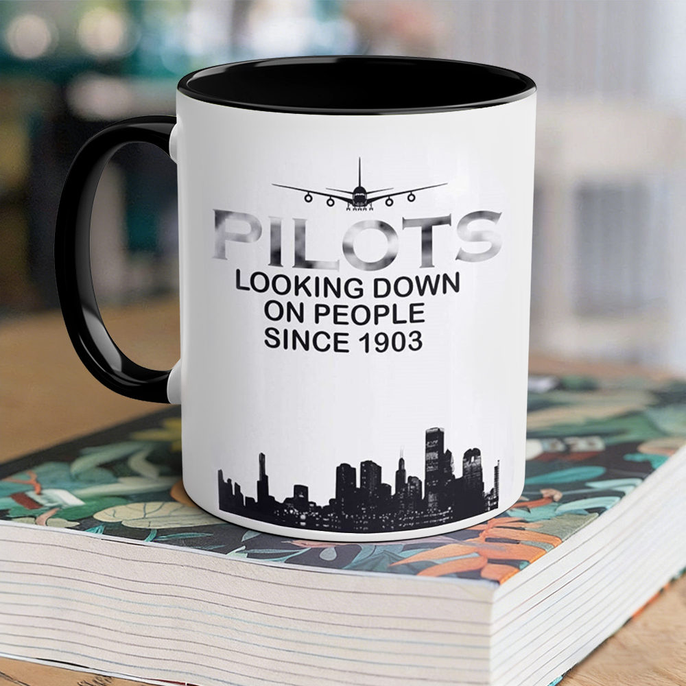 Aviation-Themed Pilot Ceramic Mug | WSMug36