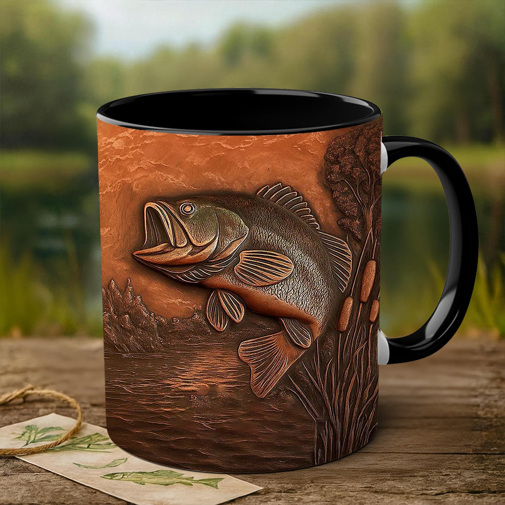 Fishing-Themed Ceramic Mug | WSMug47