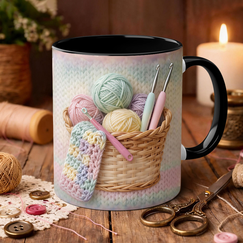 Sewing Supplies Themed Ceramic Mug | WSMug49