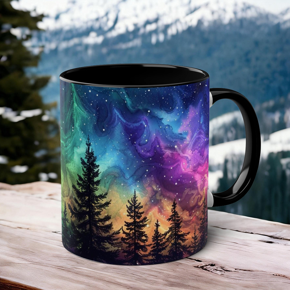 Aurora-Themed Ceramic Mug | WSMug53